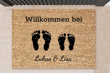 Personalisierte Fußmatte Familie -